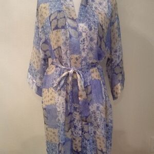 Floral Patchwork Kimono Robe